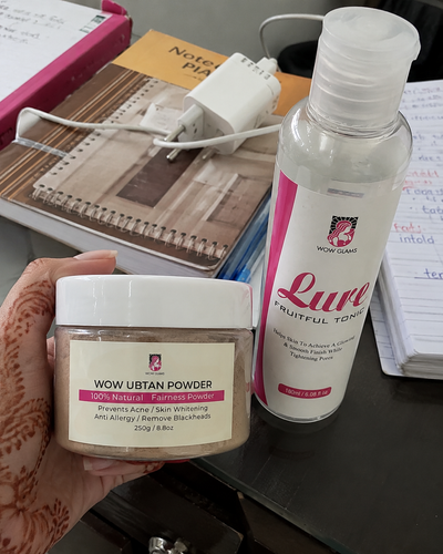 Customer review photo for Wow Ubtan Powder