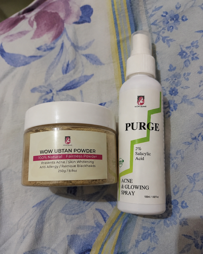 Customer review photo for Wow Ubtan Powder