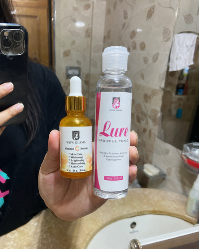 Customer review photo for Vitamin C Skin Serum