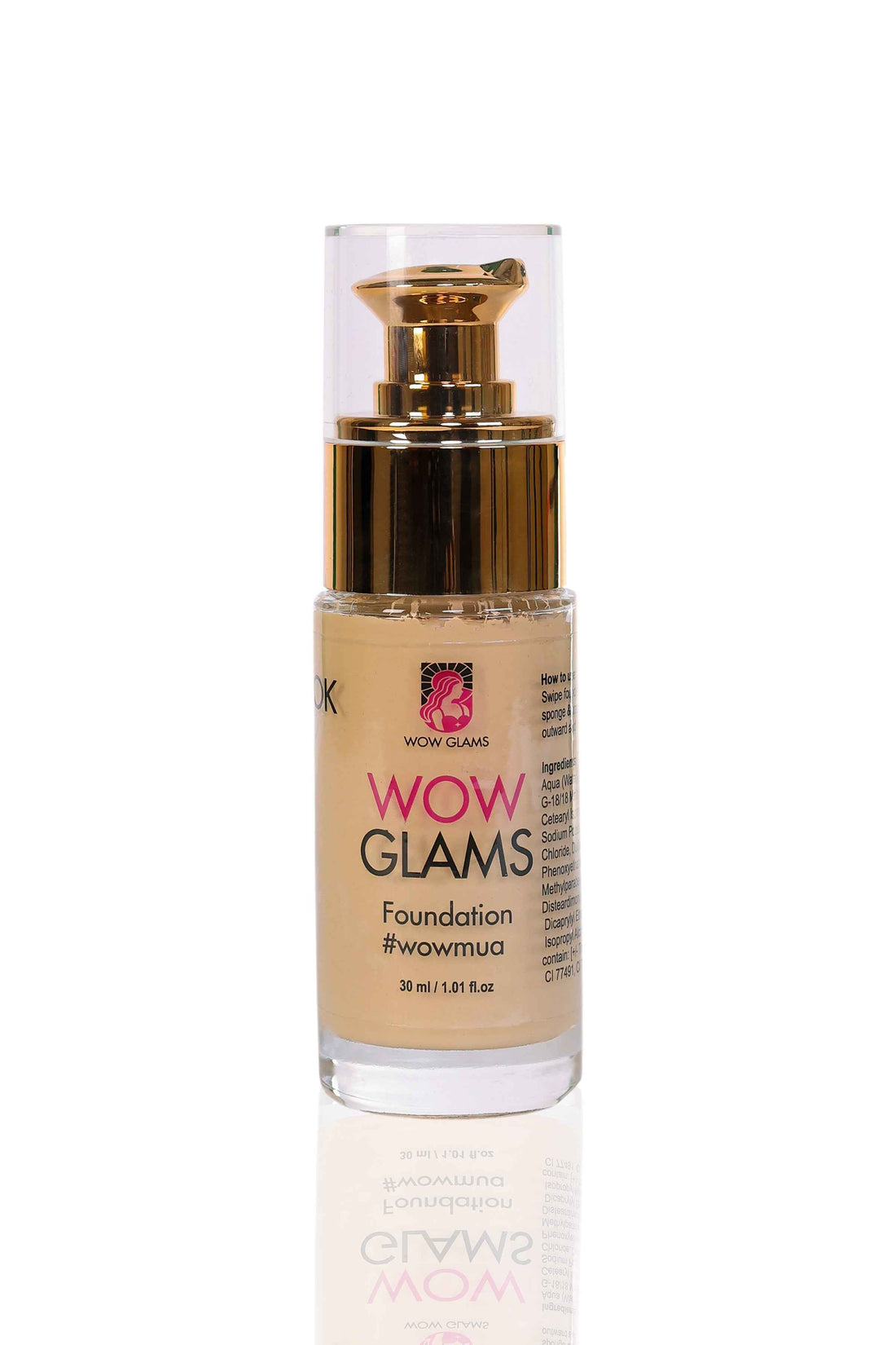 WOWLOOK Foundation - W5 NB2 FS38 Shade Foundation | Golden Honey - Almond - Wow Glams