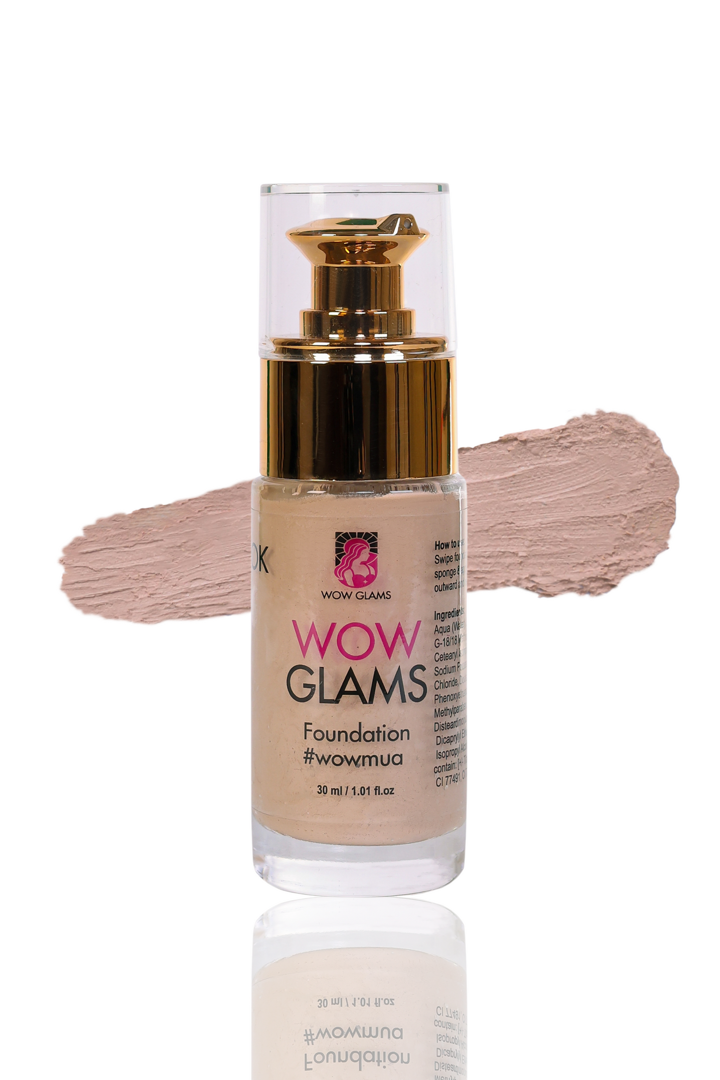 Wow Glams foundation makeup, best foundation, silk foundation, matte foundation, foundation shades, W6 NB4 FS36 Shade Foundation